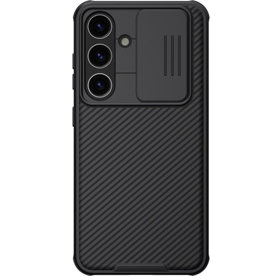 Etui do Samsung Galaxy S24, pancerne Nillkin, CamShield Pro, Czarne
