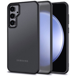 Etui Magmat do Samsung Galaxy S23 FE, Tech-Protect, Matowe Przezroczyste / Czarne