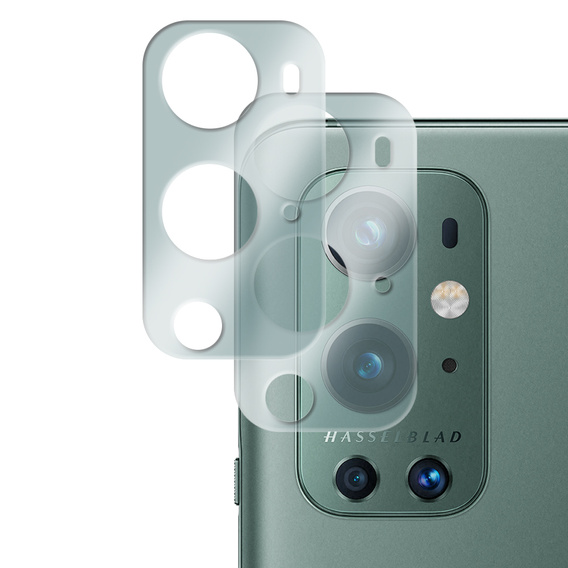 2x Szkło hartowane na aparat ERBORD do OnePlus 9 Pro, przezroczyste
