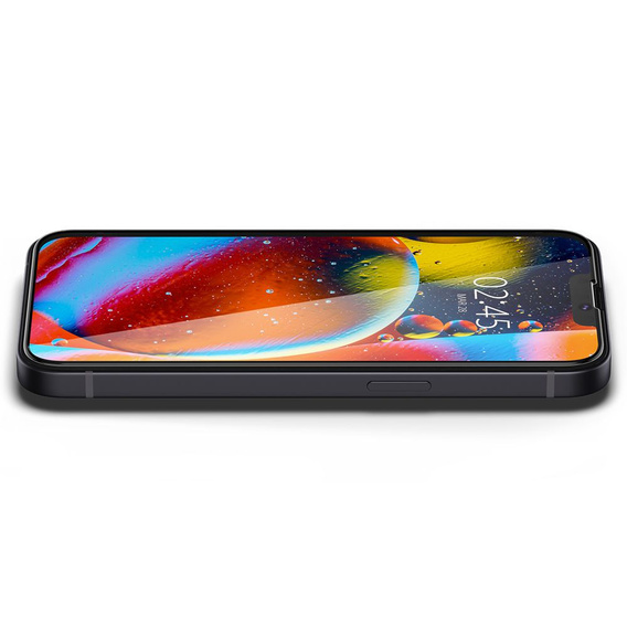 Spigen Glass TR Slim FC Szkło Hartowane do iPhone 16E / 13 / 13 Pro / 14, Black