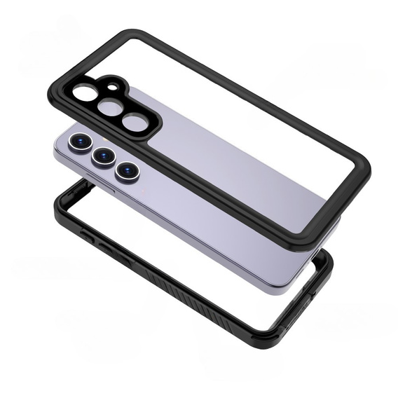 Etui Wodoodporne IP68 do Samsung Galaxy S24 FE, Redpepper, czarne