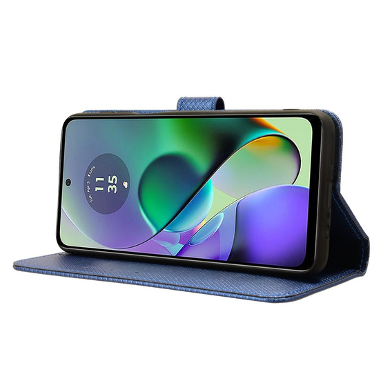 Etui z klapką do Motorola Moto G54 5G, Smart Magnet, niebieskie
