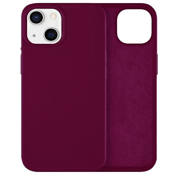 Etui do iPhone 14, Silicone Lite, czerwone