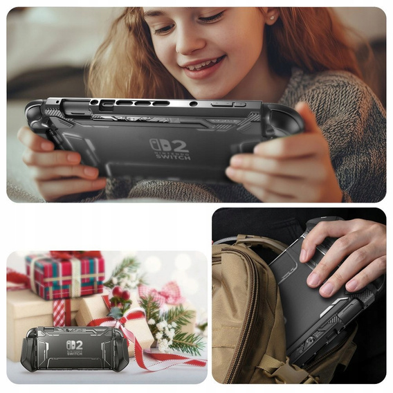 Supcase Blade – pancerny case ochronny do Nintendo Switch 2 - czarny