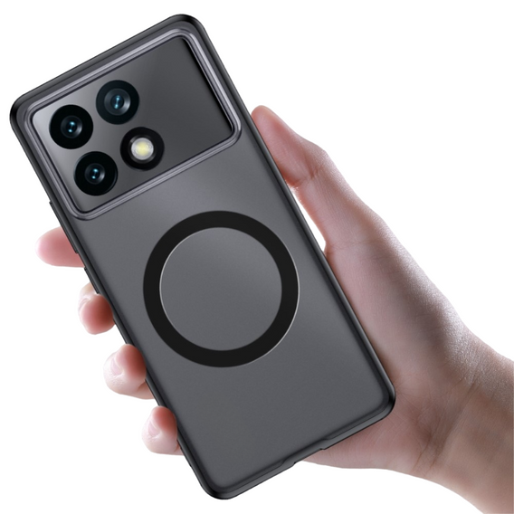 Etui do Xiaomi Poco F6 Pro, Fusion Hybrid, do MagSafe, czarne