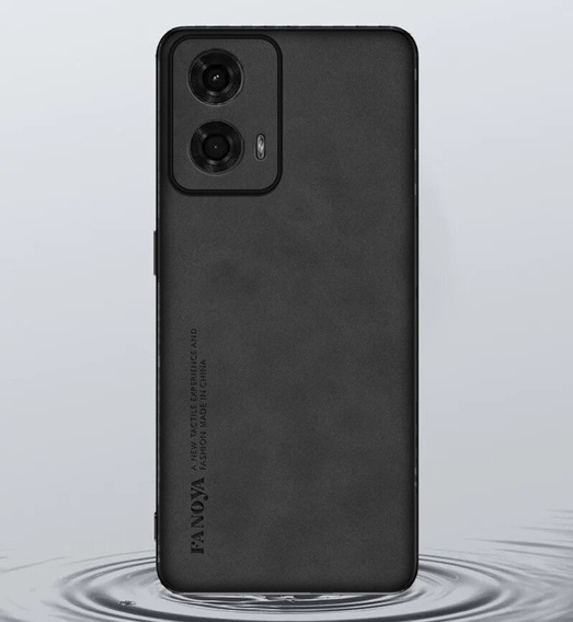 Etui do Motorola Moto G24 / G24 Power / G04, ERBORD Business, z blaszką do uchwytów samochodowych, czarne