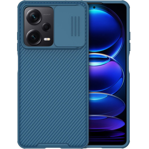 Etui do Xiaomi Redmi Note 12 Pro+ 5G, Nillkin, CamShield Pro, Niebieskie