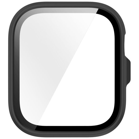 2w1 Etui z twardą ramką i szkłem hartowanym do Huawei Watch Fit 4 Pro - matowe czarne