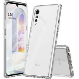 Etui do LG Velvet, Fusion Hybrid, przezroczyste