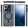 Etui do Xiaomi 14T Pro, do MagSafe, ERBORD Matt Case, czarne + Szkło na ekran