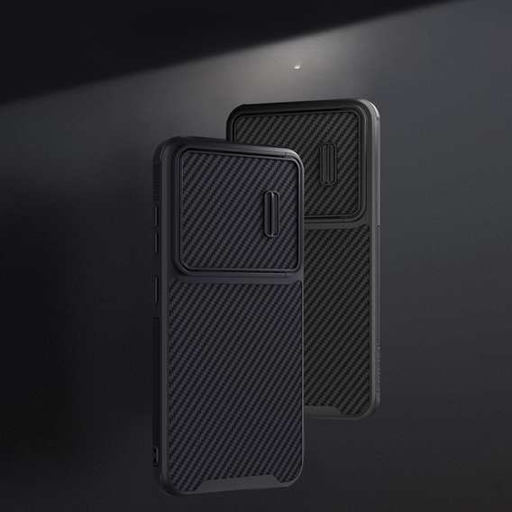 Etui NILLKIN do Samsung Galaxy S23, CamShield Carbon Case, Black