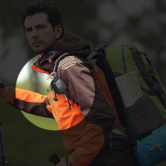 Etui TPU z fakturą włókna węglowego do AirPods Pro 3