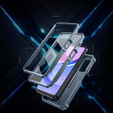 Etui pancerne do Samsung Galaxy A15, Dexnor Full Body (Two Frames), niebieskie