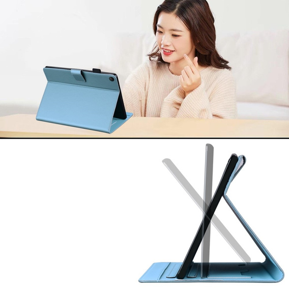 Etui do Lenovo Tab M10 Plus 10.6 Gen 3, z klapką, animal, niebieskie