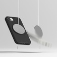 Etui Ringke do iPhone 16E, Silicone MagSafe, Czarne + Szkło Hartowane 9H