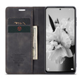 Etui CASEME do Xiaomi Redmi Note 11 Pro 4G/5G, Leather Wallet Case, czarne