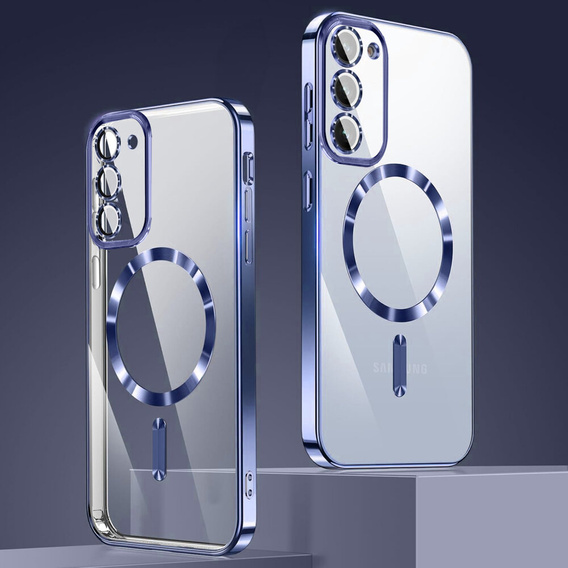 Etui do Samsung Galaxy S23 Plus, Electro MagSafe, granatowe + Szkło na ekran