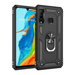 Etui pancerne do Huawei P30 Lite, Nox Case Ring, czarne