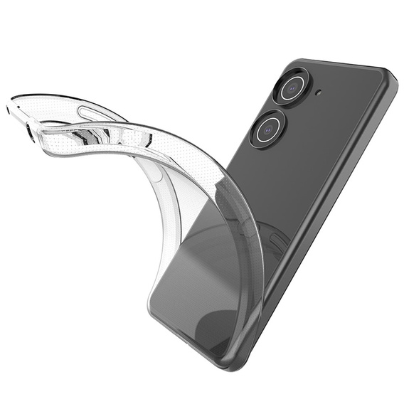 Etui cienkie do Asus Zenfone 9 5G / 10 5G, Slim, przezroczyste