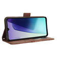 Etui z klapką do Xiaomi Redmi 14C / Xiaomi Poco C75, Card Slot, brązowe