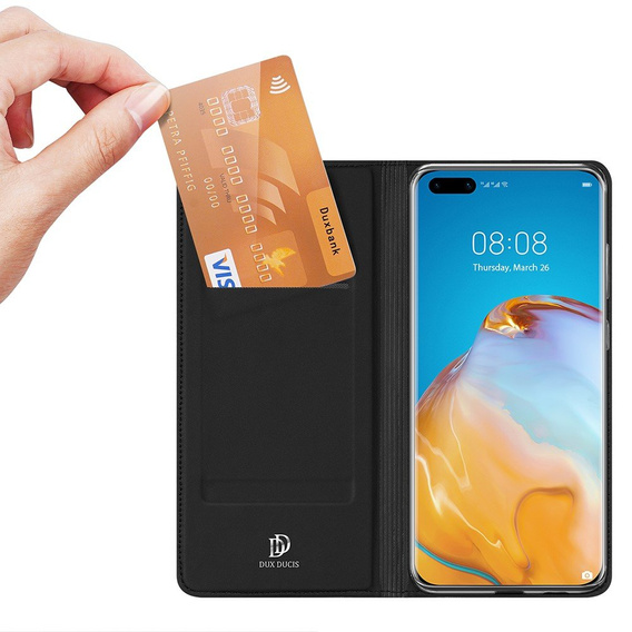 Etui Dux Ducis do Huawei P40, Skinpro, czarne