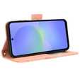 Etui z klapką do Samsung Galaxy A36 5G, Card Slot, różowe