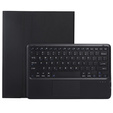 Etui z klawiaturą do Samsung Galaxy Tab S9+, Leather Pen Slot TouchPad, czarne