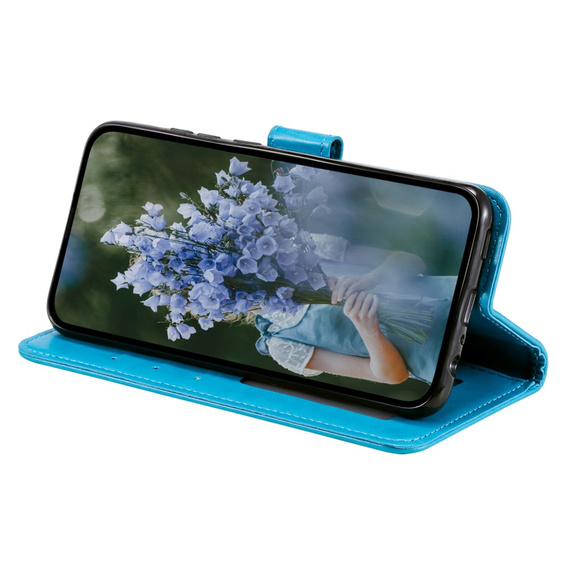Etui z klapką do Xiaomi Redmi A3, Mandala, niebieskie