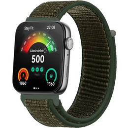 Pasek Nylonowy do Huawei Watch Fit 4 Pro / 4 / 3, Zielony