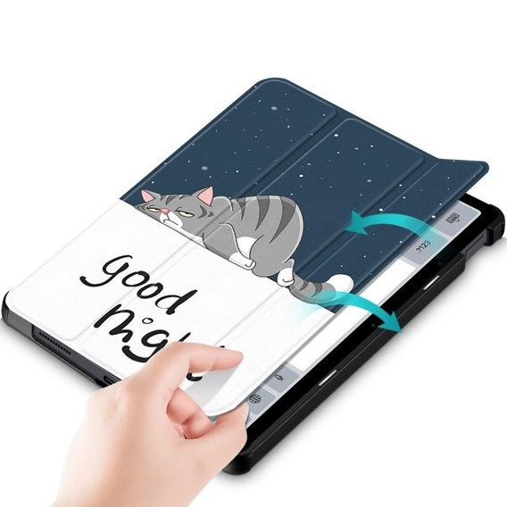 Etui do Xiaomi Redmi Pad SE 11", Smartcase, sleeping cat