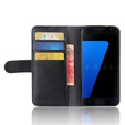 Etui z klapką do Samsung Galaxy S7, Wallet, czarne