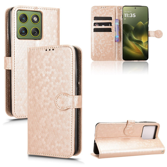 Etui z klapką Wallet Rhombus do Motorola Edge 70