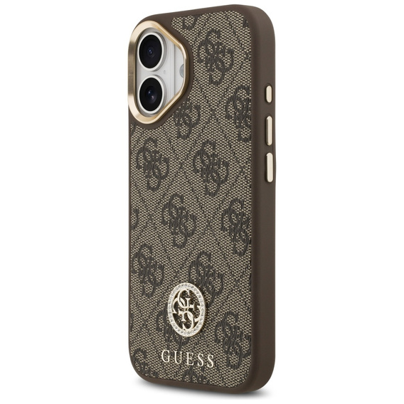 Etui GUESS 4G Strass Logo do MagSafe z paskiem do iPhone 17