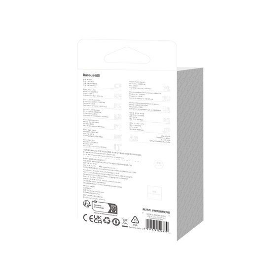 Baseus CoolPlay kabel USB-A USB-C 1 m 100 W - Pomarańczowy