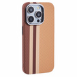 Etui do iPhone 15 Pro, Carbon Fiber MagSafe, żółte