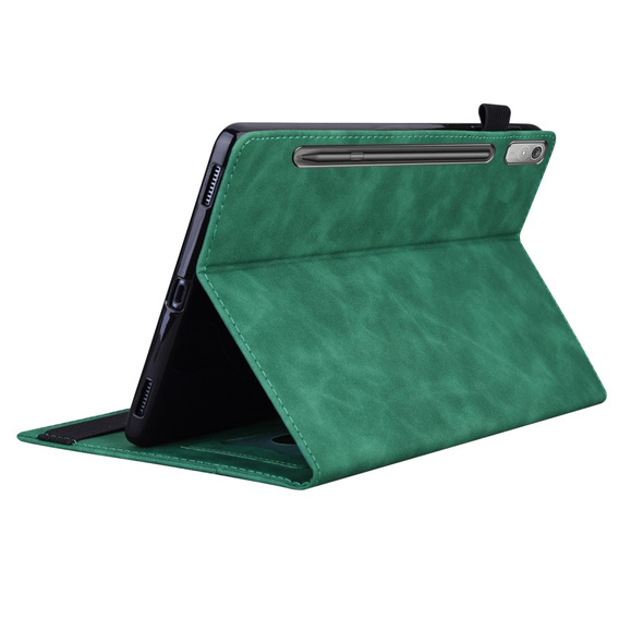 Etui do Lenovo Tab P11 Pro Gen 2 TB132FU TB132XU 11.2", Classic, z miejscem na rysik, zielone