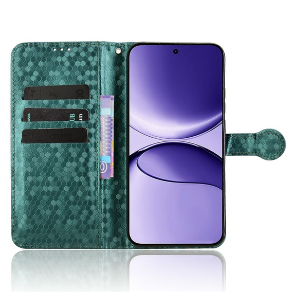 Etui z klapką Wallet Rhombus do Xiaomi Poco F7 5G