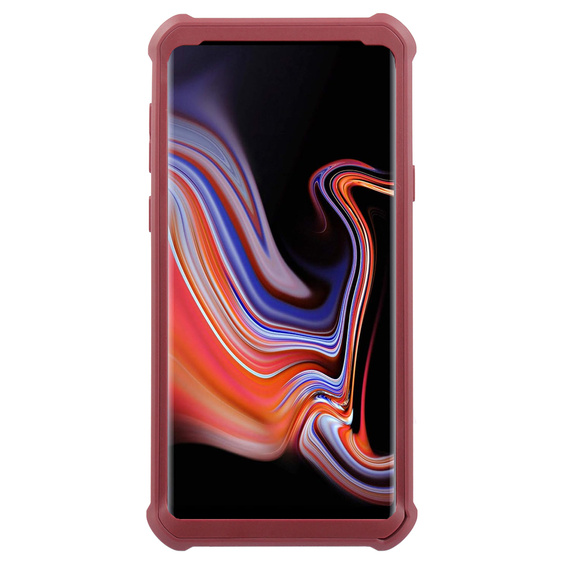 Etui pancerne do Samsung Galaxy Note 9, Dexnor Full Body, czerwone