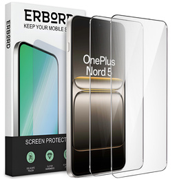 2x Szkło Hartowane ERBORD 9H Hard Glass do OnePlus Nord 4 – codzienna ochrona w eleganckim wydaniu
