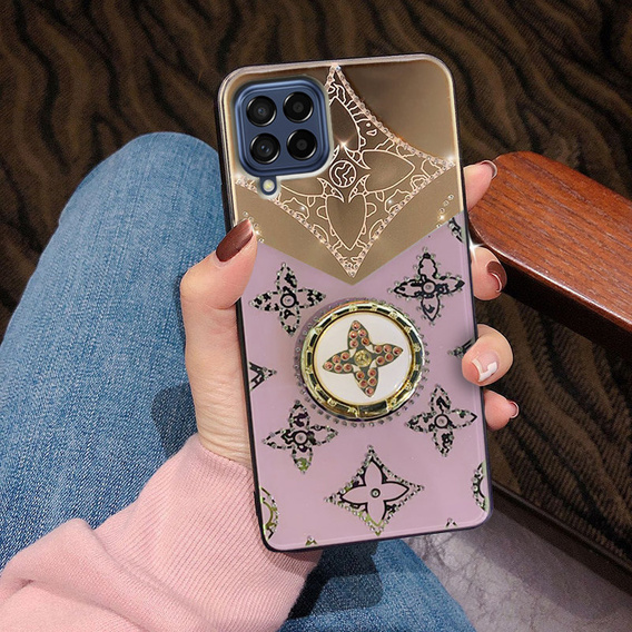 Etui Fashion do Samsung Galaxy M53 5G, fioletowe