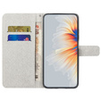 Etui z klapką do Samsung Galaxy M15 5G, Wallet, Blue Flower