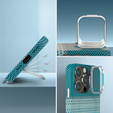 Etui do iPhone 14 Pro Max, Frame Kickstand, do MagSafe, Moon Green