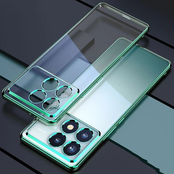 Etui do Xiaomi Poco F6 Pro, Frame Case, zielone