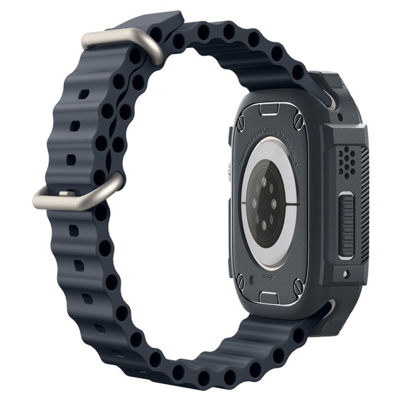 Etui Spigen Rugged Armor Dark Gray do Apple Watch Ultra 1 / 2 (49 mm)