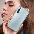 Etui do Samsung Galaxy M15 5G, Fusion Hybrid, przezroczyste / czarne
