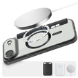 Etui z klapką do iPhone Air, RFID Wallet MagSafe z ochroną aparatu, czarne