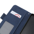 Etui z klapką do Oppo A38 4G / Oppo A18 4G, Card Slot, niebieskie
