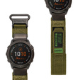 Pasek Nylonowy ERBORD MP84 Quickfit do Garmin Fenix 5/6/6 PRO/7 Forerunner 965/955/945, Zielony, Rozmiar M/L