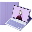 Etui z klawiaturą bluetooth do iPad 11" 2025 A16 (11 gen.) / iPad 10.9" 2022 (10 gen.), Fioletowe