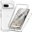 Etui do Google Pixel 8A, Shockproof, z folią, przezroczyste